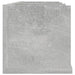 Raft de perete CD-uri, gri beton, 75x18x18 cm, lemn prelucrat - WALTI WALTI