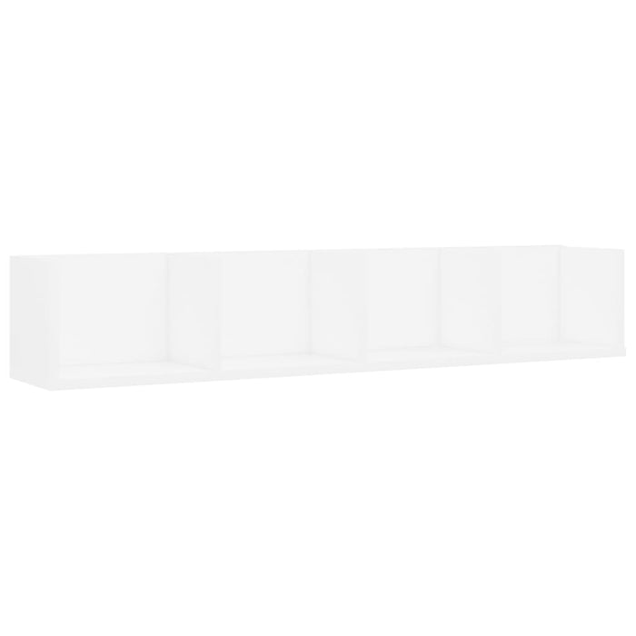 Raft de perete pentru CD-uri, alb, 100 x 18 x 18 cm - WALTI WALTI