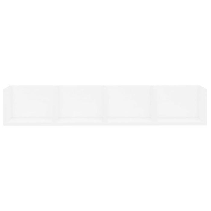 Raft de perete pentru CD-uri, alb, 100 x 18 x 18 cm - WALTI WALTI