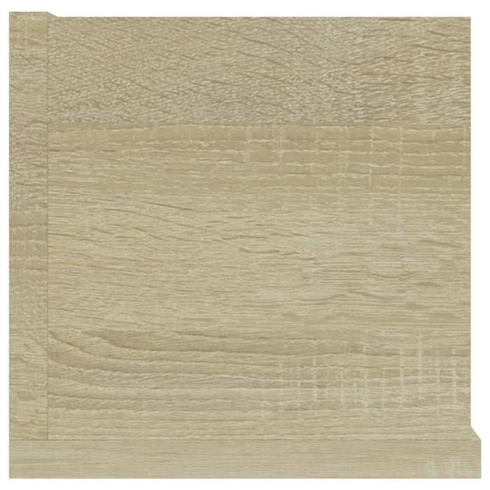 Raft de perete CD-uri, stejar Sonoma, 100 x 18 x 18 cm - WALTI WALTI