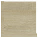 Raft de perete CD-uri, stejar Sonoma, 100 x 18 x 18 cm - WALTI WALTI