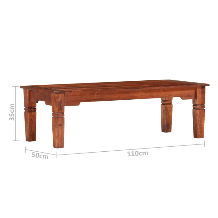 Măsuță de cafea, 110x50x35 cm, lemn masiv de acacia - WALTI WALTI
