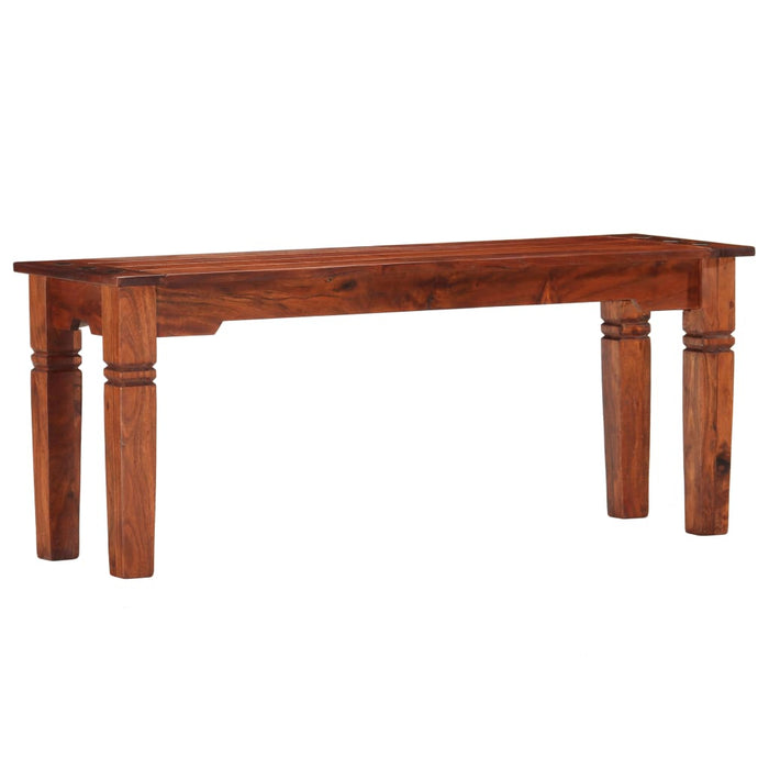 Bancă, 110 cm, lemn masiv de acacia WALTI