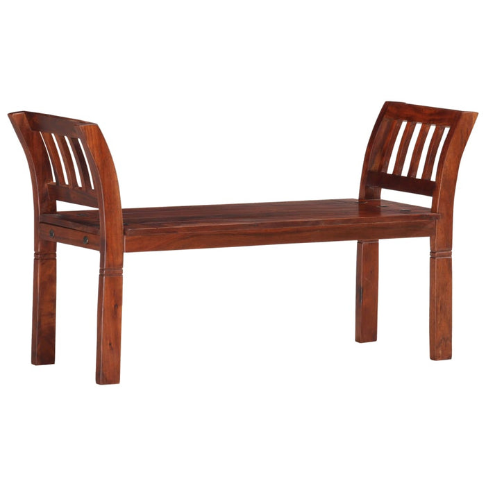 Bancă, 111 cm, lemn masiv de acacia - WALTI WALTI