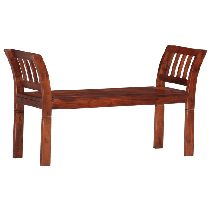 Bancă, 111 cm, lemn masiv de acacia - WALTI WALTI