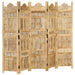 Paravan cameră sculptat manual 5 panouri 200x165 cm mango - WALTI WALTI