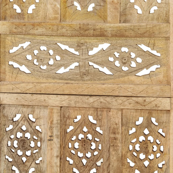 Paravan cameră sculptat manual 5 panouri 200x165 cm mango - WALTI WALTI