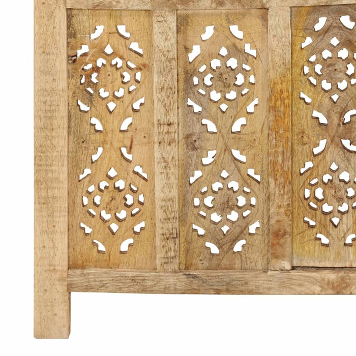 Paravan cameră sculptat manual 5 panouri 200x165 cm mango - WALTI WALTI