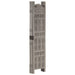 Paravan cameră sculptat manual 5 panouri gri 200x165 cm mango - WALTI WALTI