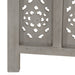 Paravan cameră sculptat manual 5 panouri gri 200x165 cm mango - WALTI WALTI