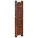 Paravan cameră sculptat manual 5 panouri maro 200x165 cm mango - WALTI WALTI