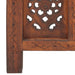 Paravan cameră sculptat manual 5 panouri maro 200x165 cm mango - WALTI WALTI