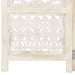 Paravan cameră sculptat manual 3 panouri alb 120x165 cm mango - WALTI WALTI