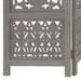 Paravan cameră sculptat manual 5 panouri gri 200x165 cm mango - WALTI WALTI