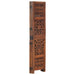 Paravan cameră sculptat manual 5 panouri maro 200x165 cm mango - WALTI WALTI