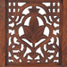 Paravan cameră sculptat manual 5 panouri maro 200x165 cm mango - WALTI WALTI