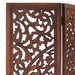 Paravan cameră sculptat manual 3 panouri maro 120x165 cm mango - WALTI WALTI