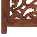 Paravan cameră sculptat manual 3 panouri maro 120x165 cm mango - WALTI WALTI