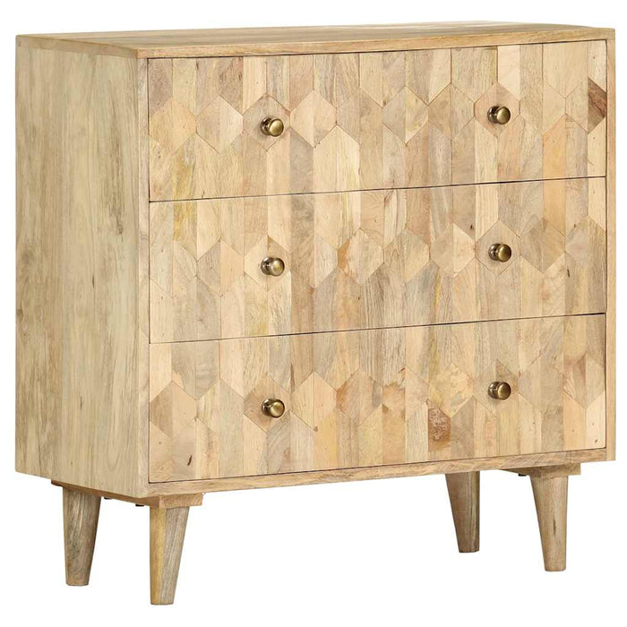Dulap cu sertare, 75 x 35 x 75 cm, lemn masiv de mango WALTI
