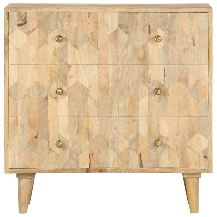 Dulap cu sertare, 75 x 35 x 75 cm, lemn masiv de mango WALTI