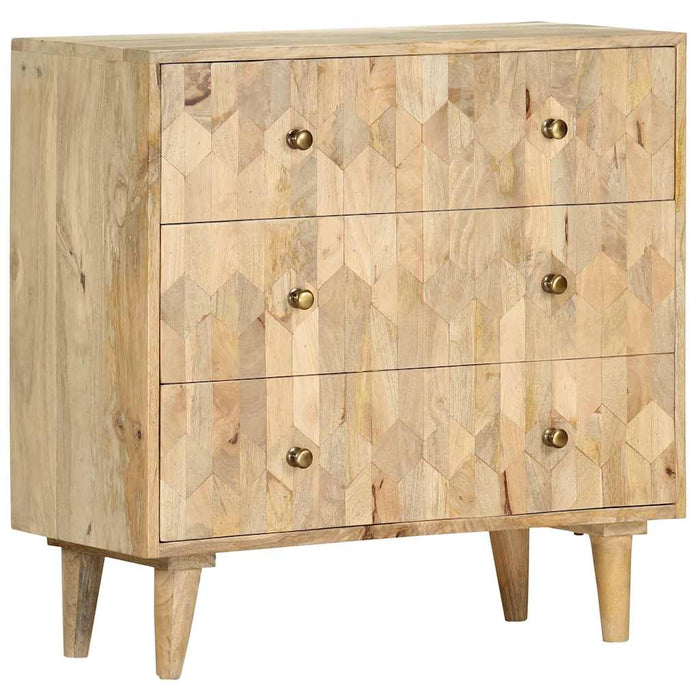 Dulap cu sertare, 75 x 35 x 75 cm, lemn masiv de mango WALTI