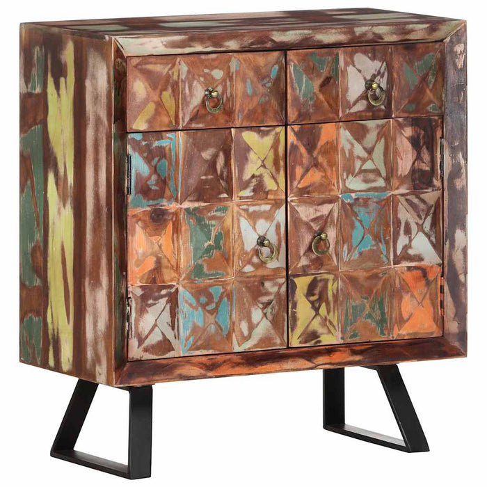 Dulap lateral, 70 x 35 x 75 cm, lemn masiv reciclat WALTI