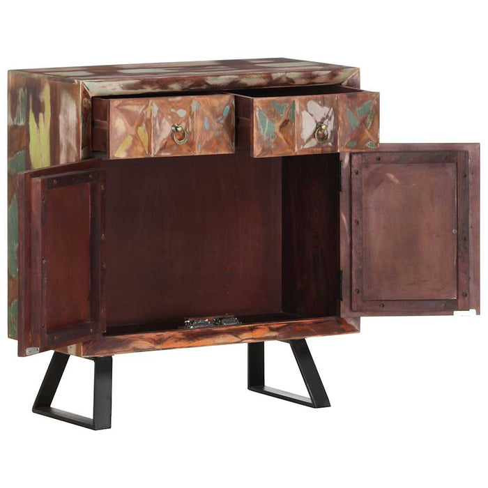 Dulap lateral, 70 x 35 x 75 cm, lemn masiv reciclat WALTI