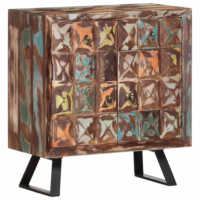 Dulap lateral, 70 x 35 x 75 cm, lemn masiv reciclat WALTI