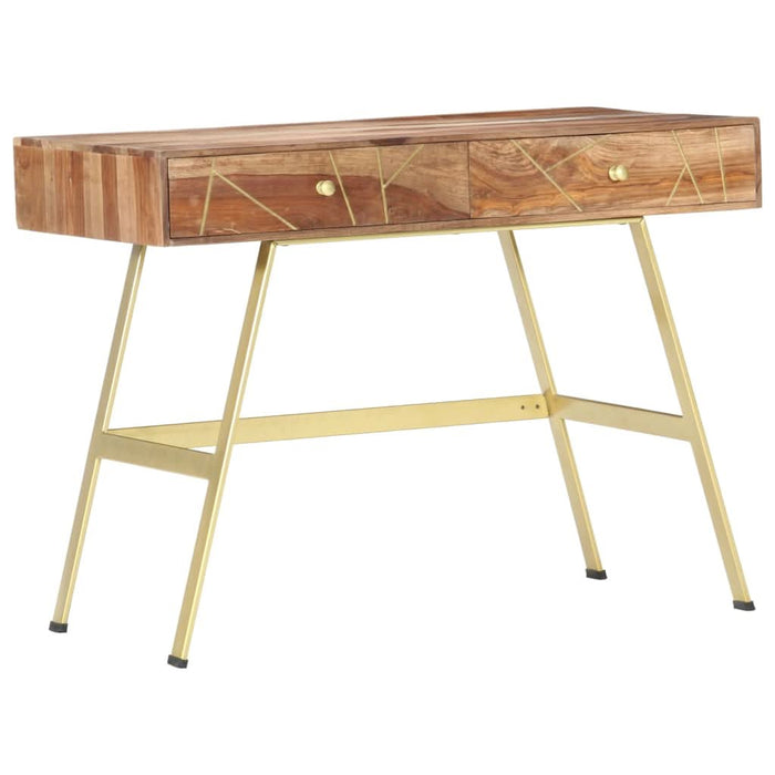 Birou de scris cu sertare, 100x55x75 cm, lemn masiv de sheesham - WALTI WALTI