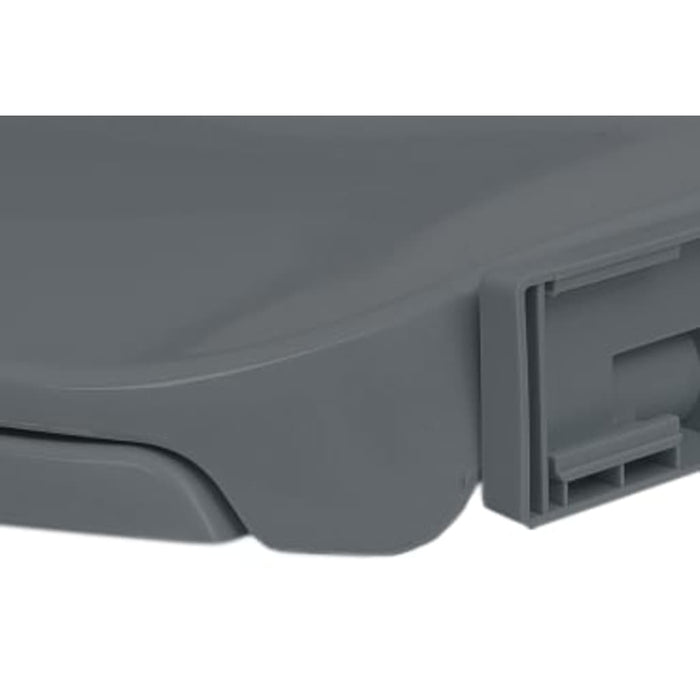 Capac WC cu închidere silențioasă, gri, oval - WALTI WALTI