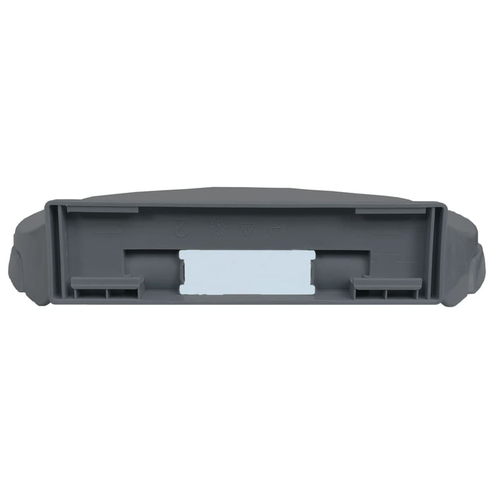 Capac WC cu închidere silențioasă, gri, oval - WALTI WALTI