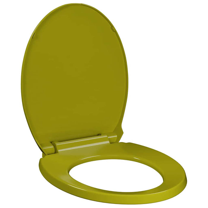 Capac WC cu închidere silențioasă, verde, oval - WALTI WALTI