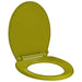 Capac WC cu închidere silențioasă, verde, oval - WALTI WALTI