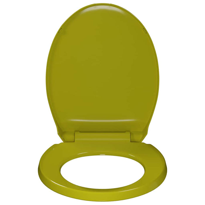 Capac WC cu închidere silențioasă, verde, oval - WALTI WALTI