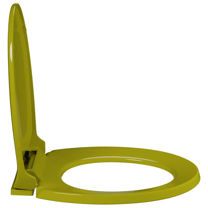 Capac WC cu închidere silențioasă, verde, oval - WALTI WALTI