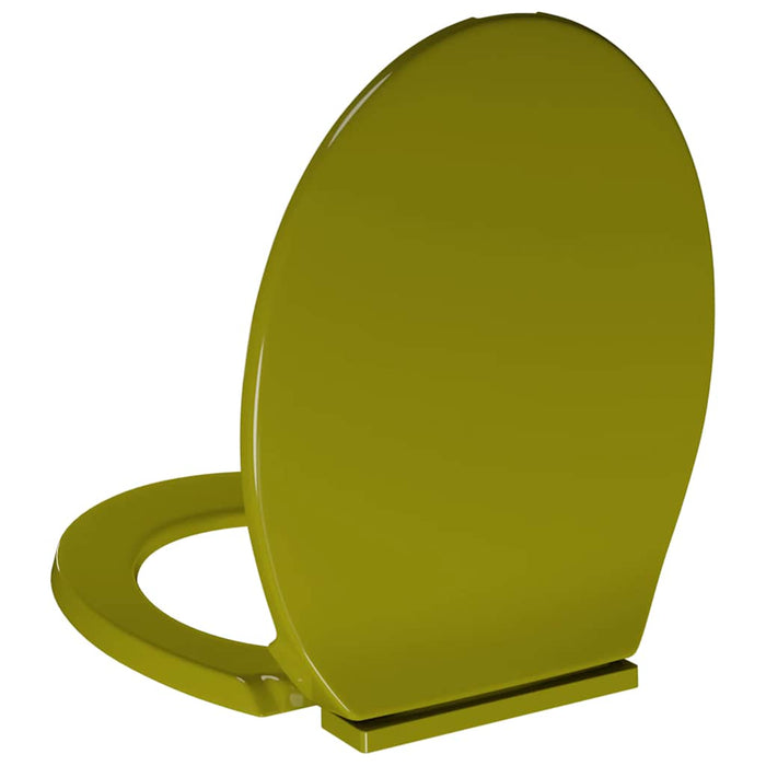Capac WC cu închidere silențioasă, verde, oval - WALTI WALTI