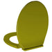 Capac WC cu închidere silențioasă, verde, oval - WALTI WALTI