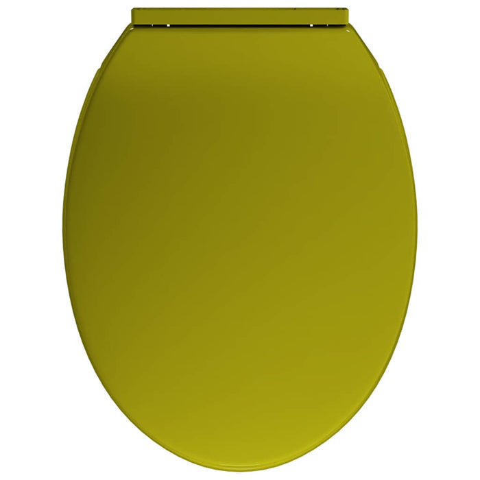 Capac WC cu închidere silențioasă, verde, oval - WALTI WALTI