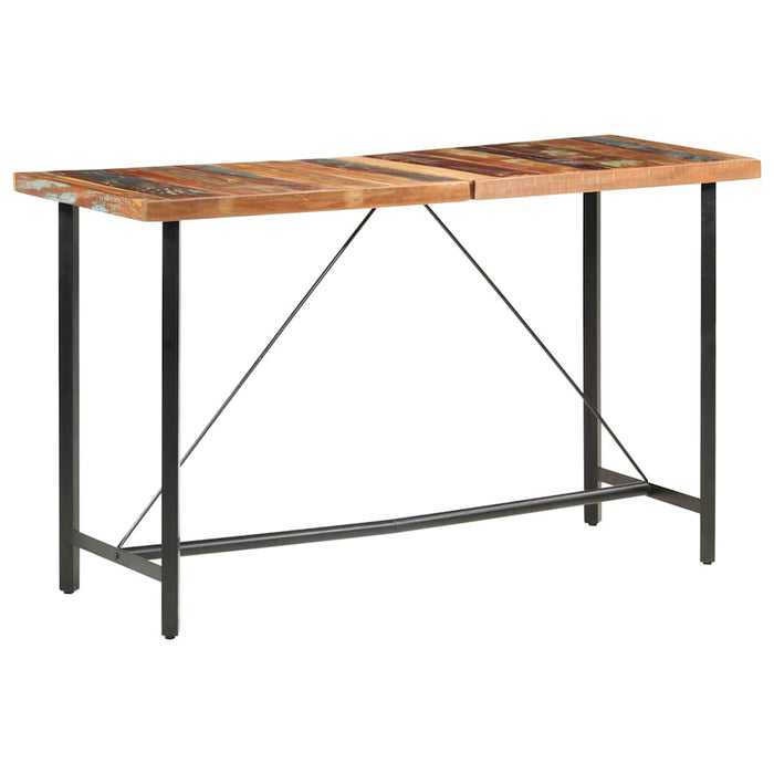 Masă de bar, 180 x 70 x 107 cm, lemn masiv reciclat - WALTI WALTI