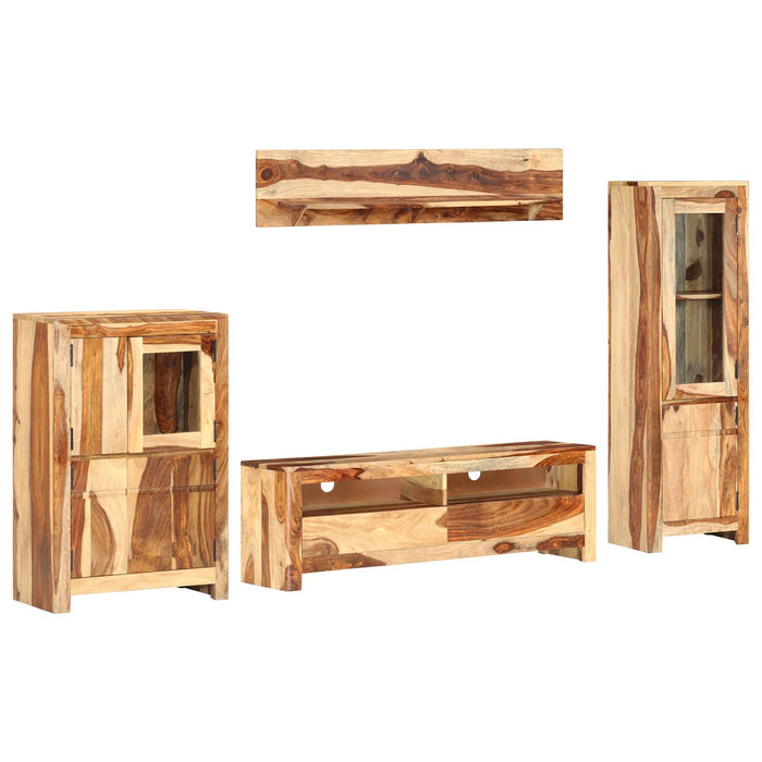 Set de unități TV cu sertar Maro 120 x 30 x 39 cm lemn - WALTI WALTI