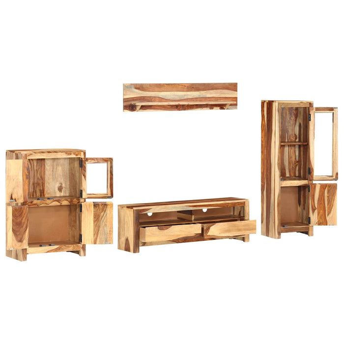 Set de unități TV cu sertar Maro 120 x 30 x 39 cm lemn - WALTI WALTI