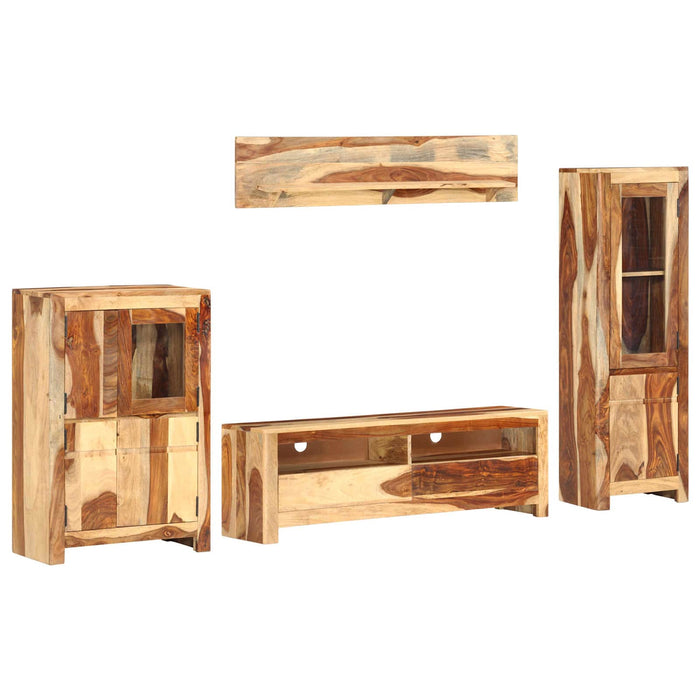Set de unități TV cu sertar Maro 120 x 30 x 39 cm lemn - WALTI WALTI