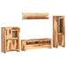 Set de unități TV cu sertar Maro 120 x 30 x 39 cm lemn - WALTI WALTI