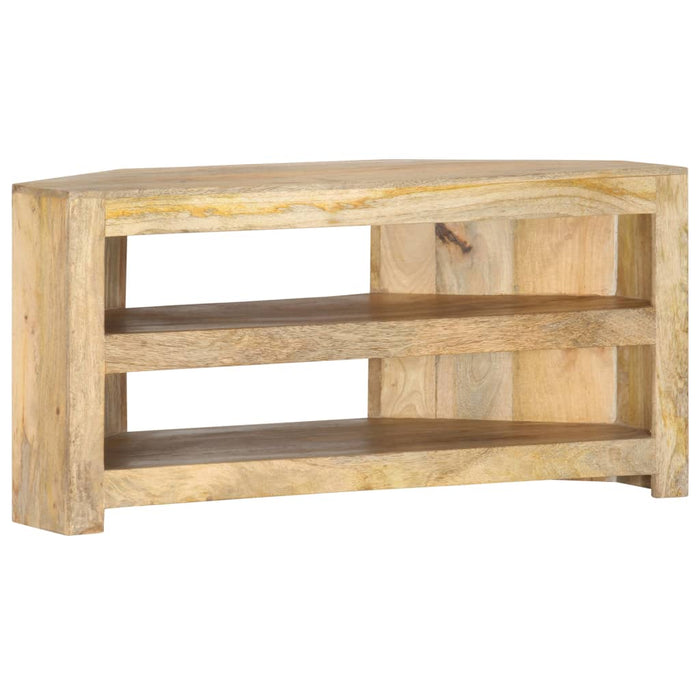 Comodă TV colțar, 90 x 45 x 45 cm, lemn masiv de mango WALTI