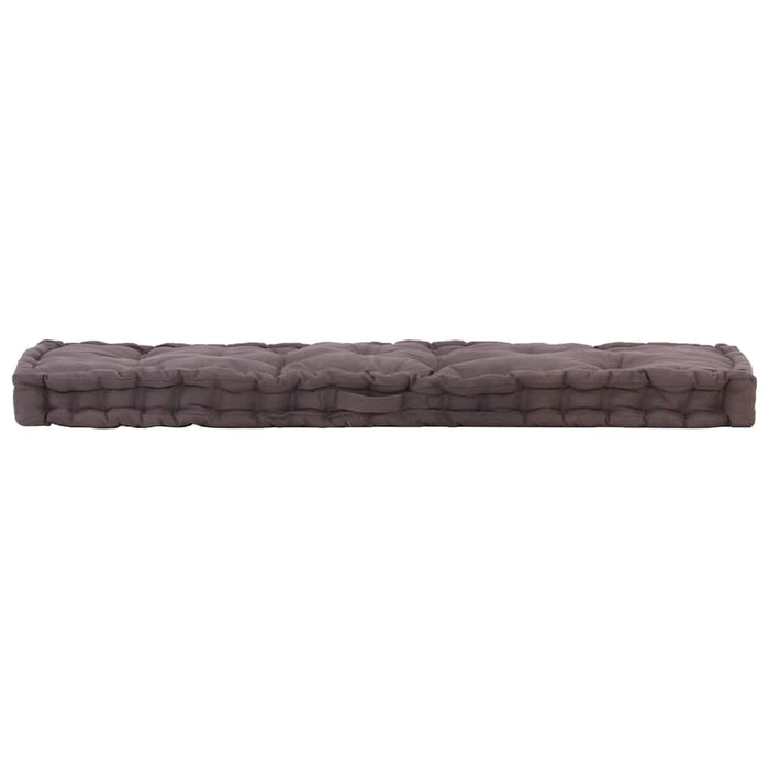 Pernă podea canapea din paleți antracit 120 x 40 x 7 cm bumbac - WALTI WALTI