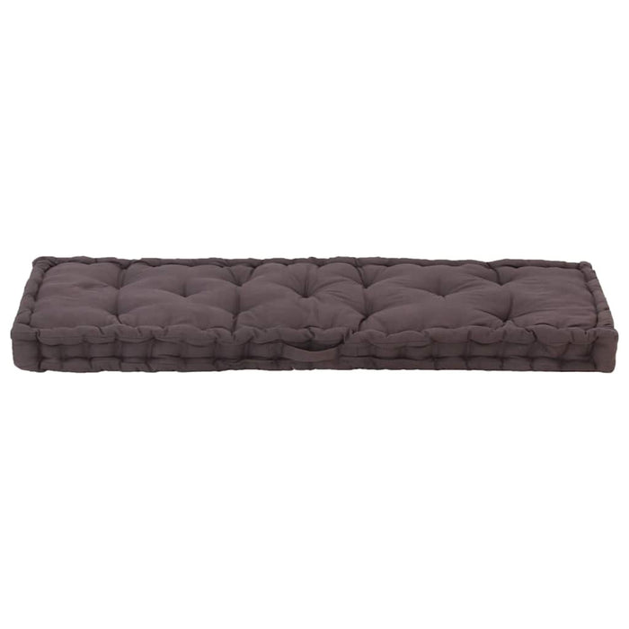 Pernă podea canapea din paleți antracit 120 x 40 x 7 cm bumbac - WALTI WALTI