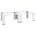 Suport dublu pentru mașina de spălat/uscător, alb - WALTI WALTI
