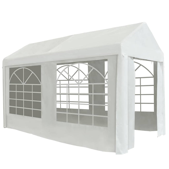 Cort de petrecere, alb, 2 x 4 m, PE WALTI