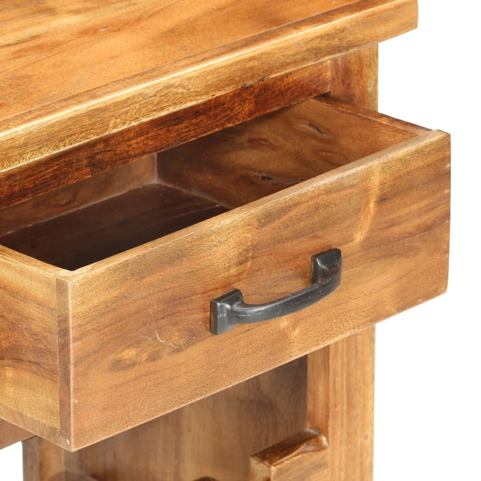 Dulap sticle de vin, 40x30x80 cm, lemn masiv de acacia WALTI