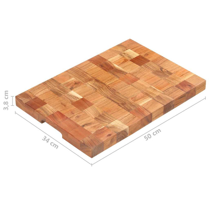 Placă de tocat, 50 x 34 x 3,8 cm, lemn masiv de acacia - WALTI WALTI